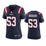 Camiseta NFL Game Mujer New England Patriots Dustin Woodard Azul