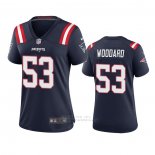 Camiseta NFL Game Mujer New England Patriots Dustin Woodard Azul