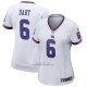 Camiseta NFL Game Mujer New York Giants Jaxson Dart Alterno Vintage Blanco