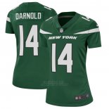 Camiseta NFL Game Mujer New York Jets 14 Sam Darnold Verde