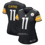 Camiseta NFL Game Mujer Pittsburgh Steelers Chase Claypool Negro