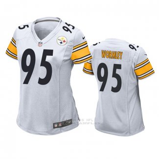 Camiseta NFL Game Mujer Pittsburgh Steelers Chris Wormley Blanco