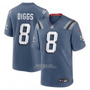 Camiseta NFL Game New England Patriots Stefon Diggs 2025 Rivalries Collection Azul Storm