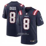 Camiseta NFL Game New England Patriots Stefon Diggs Azul