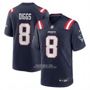 Camiseta NFL Game New England Patriots Stefon Diggs Azul
