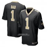 Camiseta NFL Game New Orleans Saints Number 1 Dad Negro