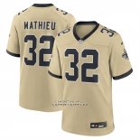 Camiseta NFL Game New Orleans Saints Tyrann Mathieu Alterno Oro Camiseta NFL Game New Orleans Saints Tyrann Mathieu Alterno Oro