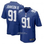 Camiseta NFL Game New York Giants Raymond Johnson III Azul
