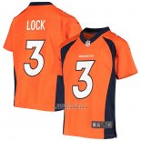 Camiseta NFL Game Nino Denver Broncos Drew Lock Naranja