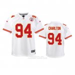 Camiseta NFL Game Nino Kansas City Chiefs Taco Charlton Blanco