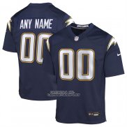Camiseta NFL Game Nino Los Angeles Chargers Alterno Super Chargers Personalizada Azul