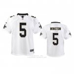 Camiseta NFL Game Nino New Orleans Saints Jameis Winston Blanco