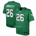 Camiseta NFL Game Nino Philadelphia Eagles Saquon Barkley Verde
