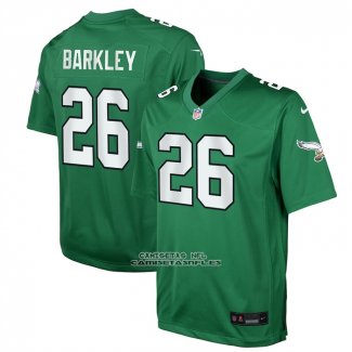 Camiseta NFL Game Nino Philadelphia Eagles Saquon Barkley Verde