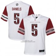 Camiseta NFL Game Nino Washington Commanders Jayden Daniels Blanco