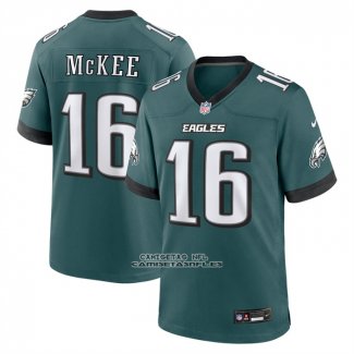 Camiseta NFL Game Philadelphia Eagles Tanner McKee Jugador Verde