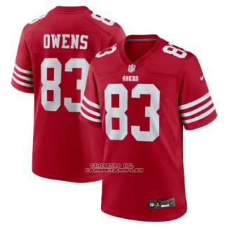 Camiseta NFL Game San Francisco 49ers Terique Owens Rojo