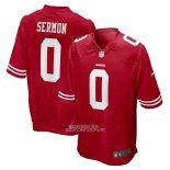 Camiseta NFL Game San Francisco 49ers Trey Sermon Rojo