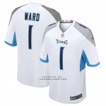Camiseta NFL Game Tennessee Titans Cameron Ward 2025 Blanco