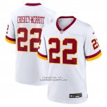 Camiseta NFL Game Washington Commanders Jacory Croskey Merritt Super Bowl Era Blanco