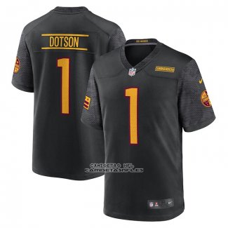 Camiseta NFL Game Washington Commanders Jahan Dotson Alterno Negro