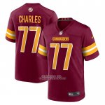 Camiseta NFL Game Washington Commanders Saahdiq Charles 77 Rojo
