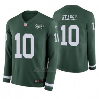 Camiseta NFL Hombre New York Jets Jermaine Kearse Verde Therma Manga Larga