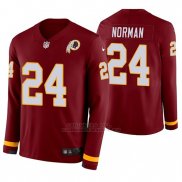 Camiseta NFL Hombre Washington Commanders Josh Norman Burgundy Therma Manga Larga