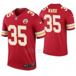 Camiseta NFL Legend Hombre Kansas City Chiefs Charvarius Ward Rojo Color Rush