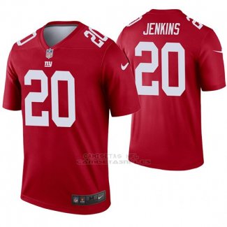 Camiseta NFL Legend Hombre New York Giants 20 Janoris Jenkins Inverted Rojo