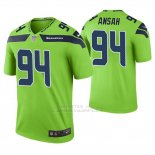 Camiseta NFL Legend Hombre Seattle Seahawks Ezekiel Ansah Verde Color Rush
