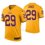 Camiseta NFL Legend Hombre Washington Commanders Derrius Guice Oro Color Rush