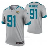 Camiseta NFL Legend Jacksonville Jaguars Yannick Ngakoue Inverted Gris
