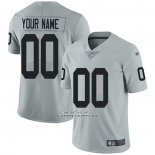 Camiseta NFL Legend Las Vegas Raiders Personalizada Inverted Gris