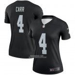 Camiseta NFL Legend Mujer Las Vegas Raiders Derek Carr Negro