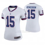 Camiseta NFL Legend Mujer New York Giants Quadree Henderson Blanco Color Rush