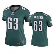 Camiseta NFL Legend Mujer Philadelphia Eagles Jack Driscoll Verde