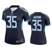 Camiseta NFL Legend Mujer Tennessee Titans Chris Jackson Azul