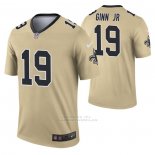 Camiseta NFL Legend New Orleans Saints Legend Ted Ginn Jr Inverted Oro