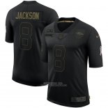 Camiseta NFL Limited Baltimore Ravens Jackson 2020 Salute To Service Negro