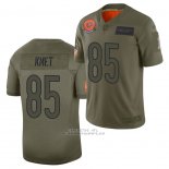 Camiseta NFL Limited Chicago Bears Cole Kmet 2019 Salute To Service Verde