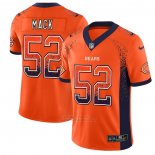 Camiseta NFL Limited Chicago Bears Mack Rush Drift Fashion Naranja