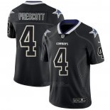 Camiseta NFL Limited Dallas Cowboys Prescott Lights Out Negro
