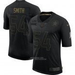 Camiseta NFL Limited Dallas Cowboys Smith 2020 Salute To Service Negro