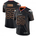 Camiseta NFL Limited Denver Broncos Chubb Lights Out Negro