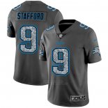 Camiseta NFL Limited Detroit Lions Stafford Static Fashion Gris