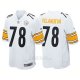 Camiseta NFL Limited Hombre 78 Villanueva Pittsburgh Steelers Blanco