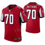 Camiseta NFL Limited Hombre Atlanta Falcons Jake Matthews Rojo Legend