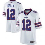 Camiseta NFL Limited Hombre Buffalo Bills 12 Jim Kelly Blanco Vapor Untouchable