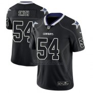 Camiseta NFL Limited Hombre Dallas Cowboys Jaylon Smith Negro Color Rush 2018 Lights Out